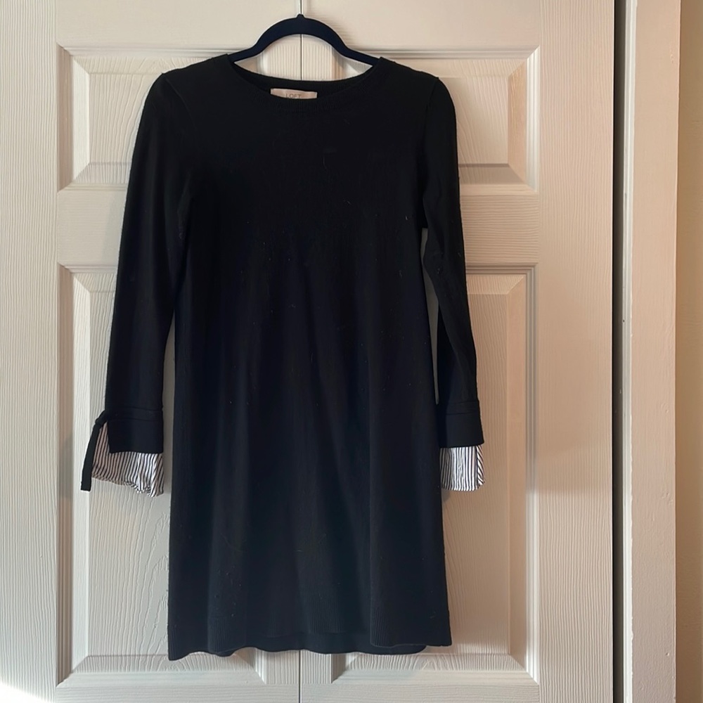 LOFT black sweater dress
